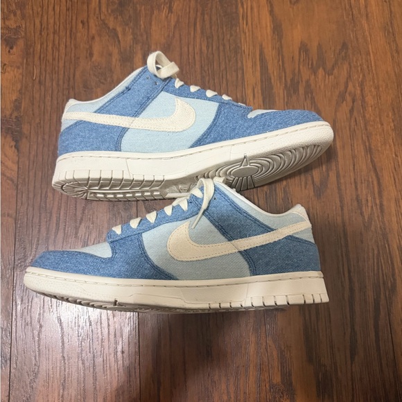Nike Dunk Low SE denim trainers size 9.5 W #sneakers - Picture 2 of 6